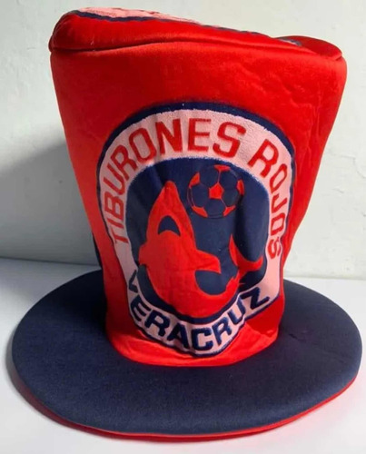 Sombrero Tiburones Rojos Del Veracruz Futbol Adulto 674yp