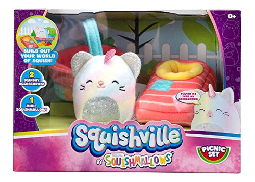 Squishville By Squishmallows Mini Juego De Accesorios De Fel