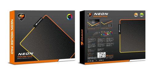 Imagen 5 de 10 de Mouse Pad Gamer Cougar Neon Rgb 35x30cm
