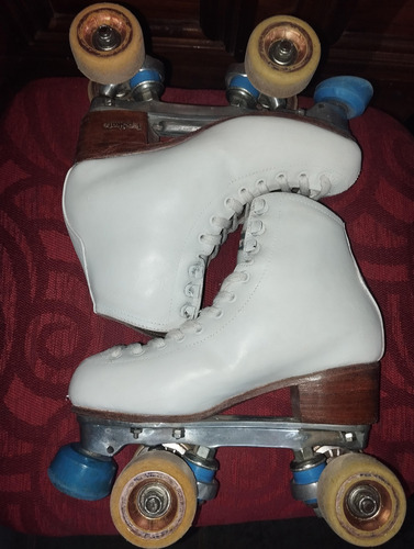 Vendo Patines Artísticos Usados 36 5.7 Cm Blanco (Usado)