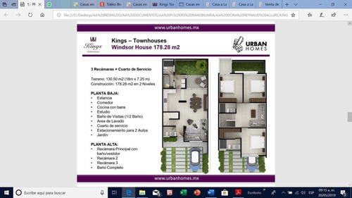 Imagen 2 de 24 de Venta Casa Windsor 3 Recámaras En Av Huayacàn, Long Island, Kings Townhouses Cancùn