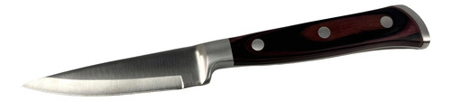 Cuchillo De Oficio Pica Ajo Acero Inoxidable Mango De Madera