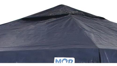 Tenda Gazebo Azul Ráfia Base 3x3 Metros Desmontável Mor