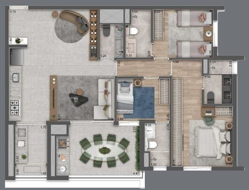 Imagem 19 de 19 de Apartamento À Venda No Bairro Vila Santa Catarina - São Paulo/sp - O-23401-38725