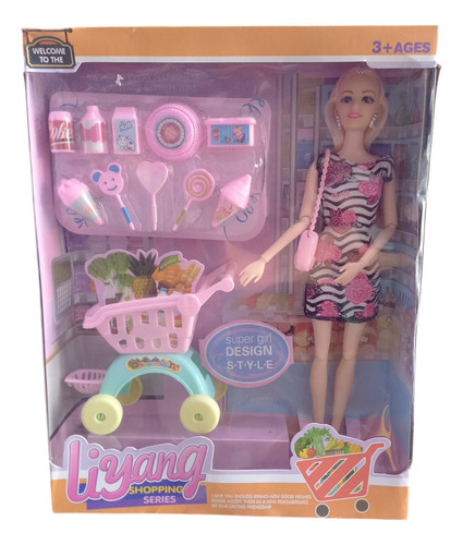 Shagun Liyang Muñeca Super Mercado Economica