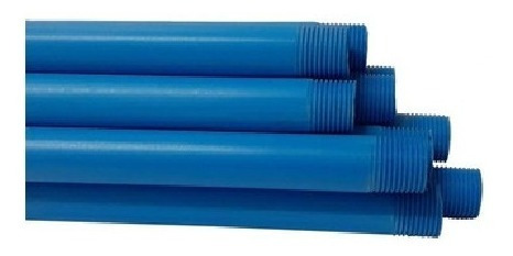 Tubo Sch80 Rosca Azul 3/4 X 6 Mts Tubrica