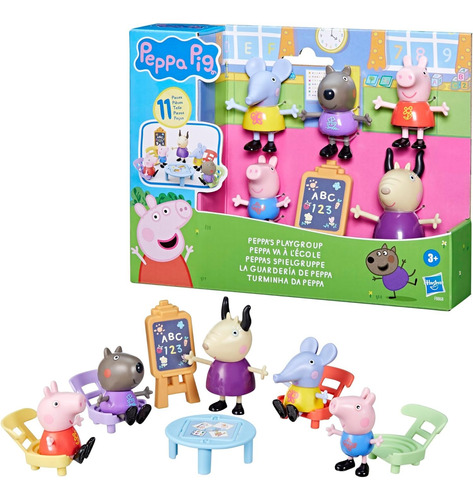 Set Figuras Peppa Pig La Guardería De Peppa - Original