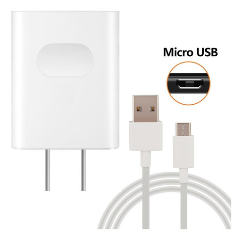Cargador Huawei Honor Original 1a Y5 Neo Y6s Y7p Y8s Y9 2019 Blanco