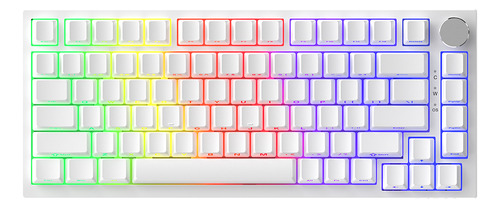 Teclado Mecánico Rgb De Impresión Lateral Para Juegos Con Ca