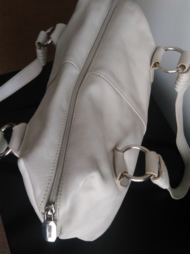 Cartera Prune Cuero Vacuno Original Tiza Usado Regalo Mama