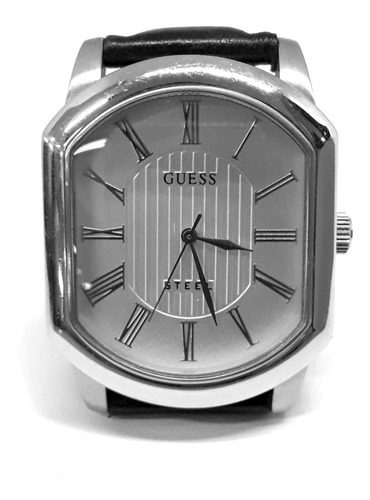 Relógio Guess G80194g Original Usado Pulseira De Couro
