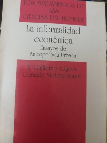 La Informalidad Económica Ensayo Antropología Urbana Quiros 