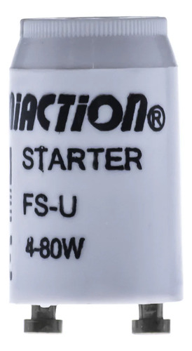 Arrancador Plástico Fsu 220v 4-80w Lummi Fsu Luz Blanco Neutro