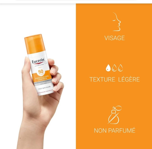 Eucerin Protector Solar Photoaging Control Sin Color 2pz