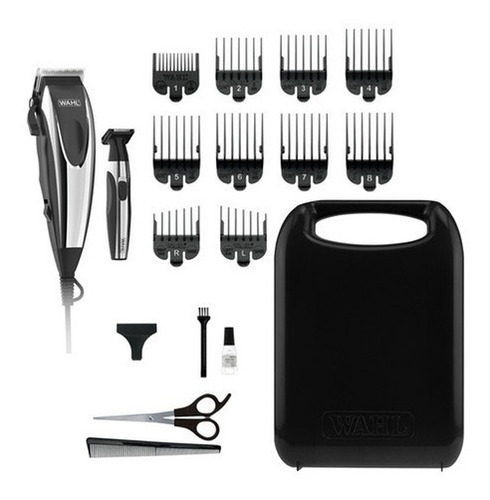 Kit Maquina De Cortar Pelo Wahl Home Cut & Detail 18 Piezas