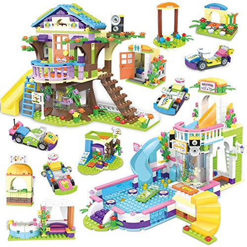 Tree House Building Block Sets, Treehouse Pool Party Ju...