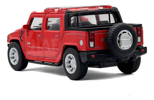 Auto Escala 1:40 Hummer H2 Suv 2008 Kinsmart Metal Diecast