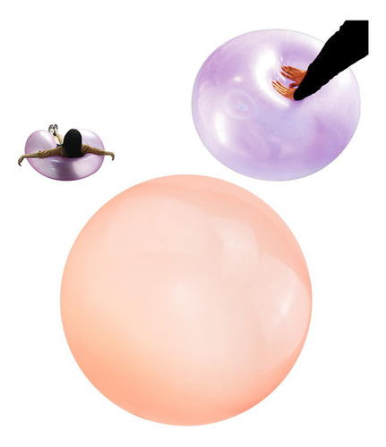 2 Bolas Interactivas Juego De Jardín Para Familias Naranja