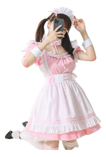 Conjunto De Disfraz De Mucama Kawaii Lolita