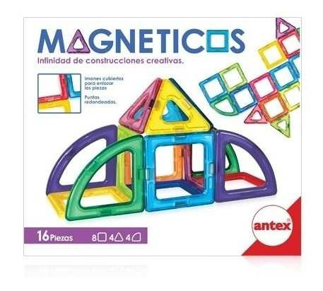 Magneticos Set Contrucciones Creativas 16 Piezas Antex 1260