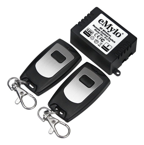 Dc 12v 1 Canal 43hz Rf Relé Inalámbrico Control Remot...