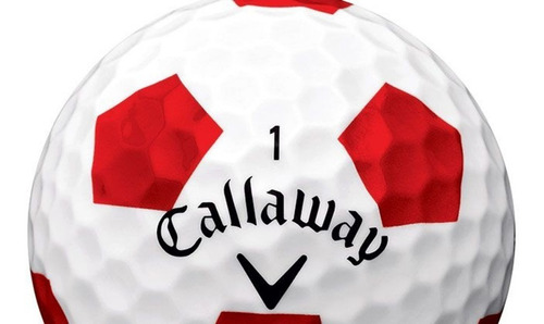 Kaddygolf Pelotas Golf Callaway Chrome Soft Truvis Red  X3