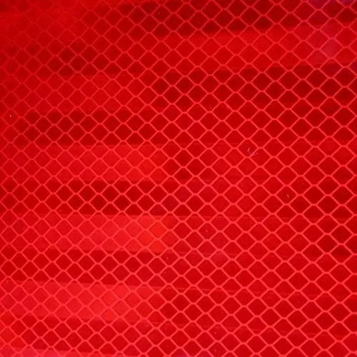 Imagen 3 de 7 de Cinta Reflectiva Roja Adhesiva Homologada Auto Camion Vtv