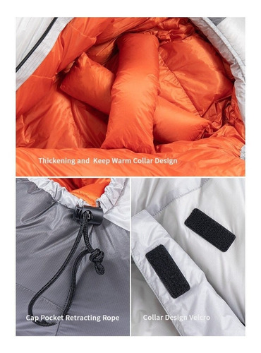 Naturehike Arctic Duvet 1kg Relleno 850fp (límite -22°c)