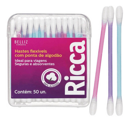 Imagem 1 de 1 de Ricca Travel Pack Hastes Flexíveis C/50