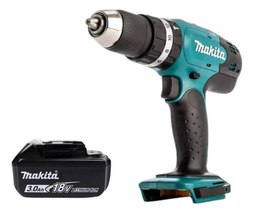 Furadeira A Bateria 3ah Dhp453z 18v Makita Sem Carregador