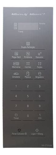 Membrana Para Microondas Panasonic Nnst 55lm1 - Espelhada