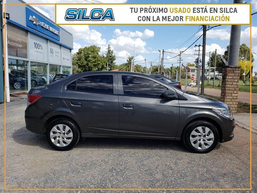Chevrolet Prisma Lt 1.4 2015 Gris Oscuro 4 Puertas