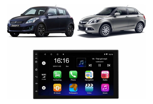 Multimedia Android Suzuki Swift (11-18) Wifi Gps Cam Reversa