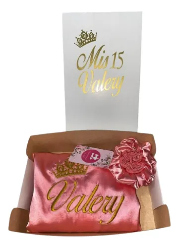 Bata Satin Bordada Para Quinceañera