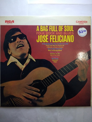 Disco Vinilo De José Feliciano (a Bag Full Of Soul)