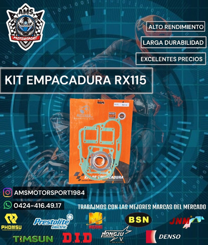 Kit Empacadura Rx 115