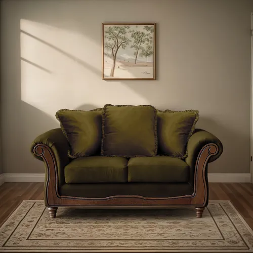 Sofa Rimini 2 Cuerpos Tela Velvet - Latam Home