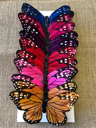 12 Piezas Mariposas Decorativas Para Fiesta, Propuesta, Cumpleaños,  Autoadhesivas, 12 Colores Surtidos, 3 Tamaños (4 Piezas/tamaño), Moda de  Mujer