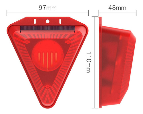 Alarme Solar Com Sensor De Movimento Pir Externo