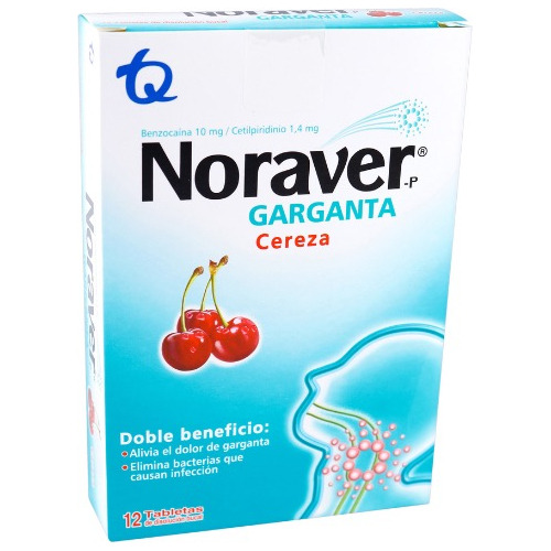 Noraver Pastillas Cereza 12 Tbs