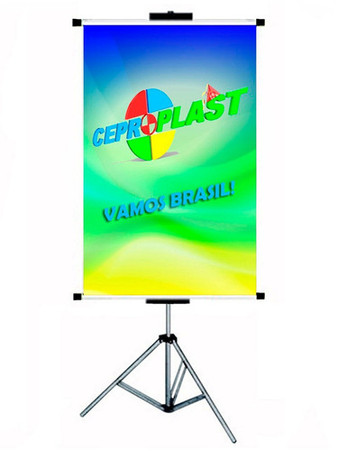 06 Porta Banner C/ Garras 1,80 Suporte Pedestal