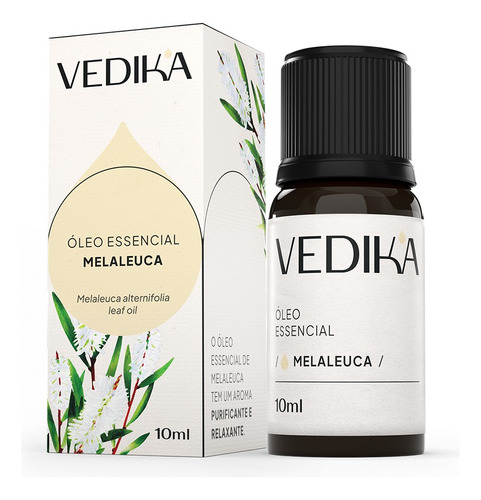 Óleo Essencial Vedika Melaleuca 10ml - 100% Puro E Natural