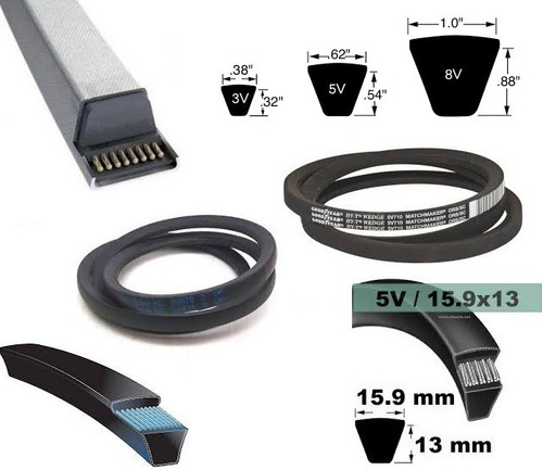 5v1180 /correa Trapezoidal Tipo 5v De 5/8 In De Ancho 5v1180