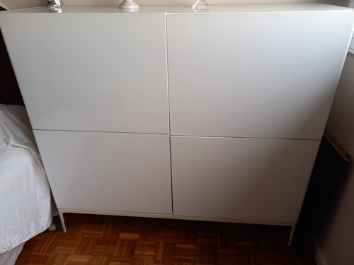 Vajillero/copero Blanco Brillante Ikea Importado Model Bestå