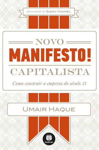 Novo Manifesto Capitalista, De Umair Haque. Editora Bookman Em Português