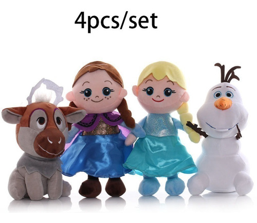 Peluche Frozen Elsa Anna Kristoff Olaf Muñeco Peluche, 4 Pie