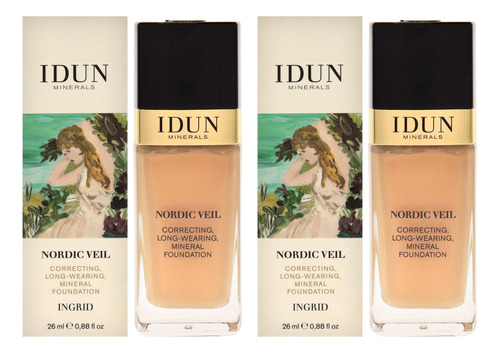 Base De Maquillaje Líquida Idun Minerals Nordic Veil 312 Ing