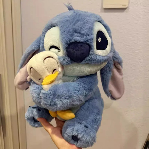 Bonito Peluche Con Puntadas Abrazando A Un Patito, Azul 30