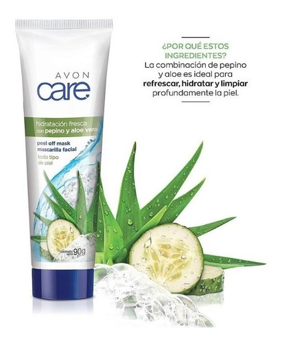 Mascarilla Facial Agua De Rosas  Manteca De Karite Avon Care