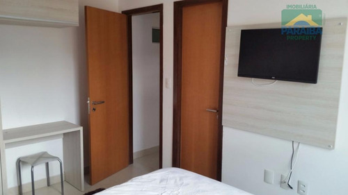 Imagem 9 de 15 de Apartamento Mobiliado Venda E Locação - Praia De Cabo Branco, João Pessoa - Pb - Ap0655